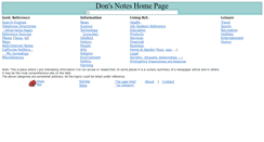 Desktop Screenshot of donsnotes.com